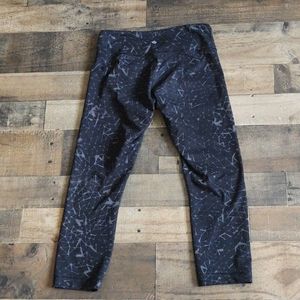 Lululemon Wunder Under Star crush Crop legging sz6